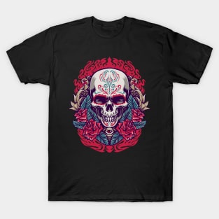 sugar skull on fair T-Shirt